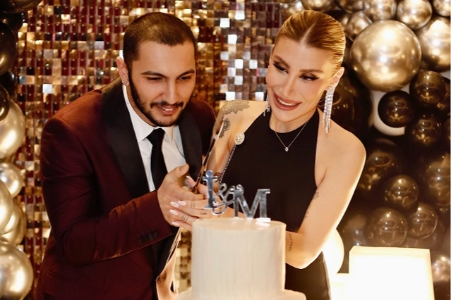 İrem Derici ve Melih Kunukcu sade t&ouml;renle nişanlandı