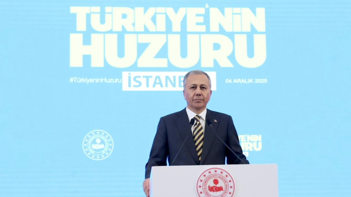 Bakan Yerlikaya açıkladı: Suç oranı geriledi