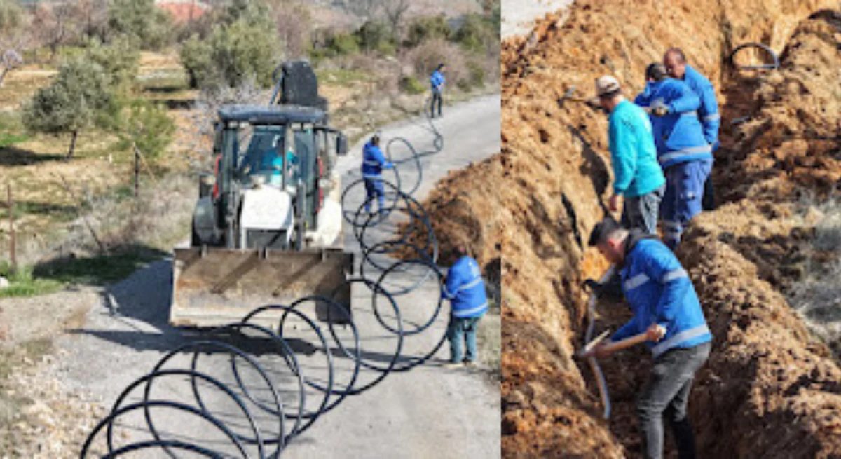  Başkan &ccedil;er&ccedil;ioğlu'ndan karacasu'ya altyapı yatırımı