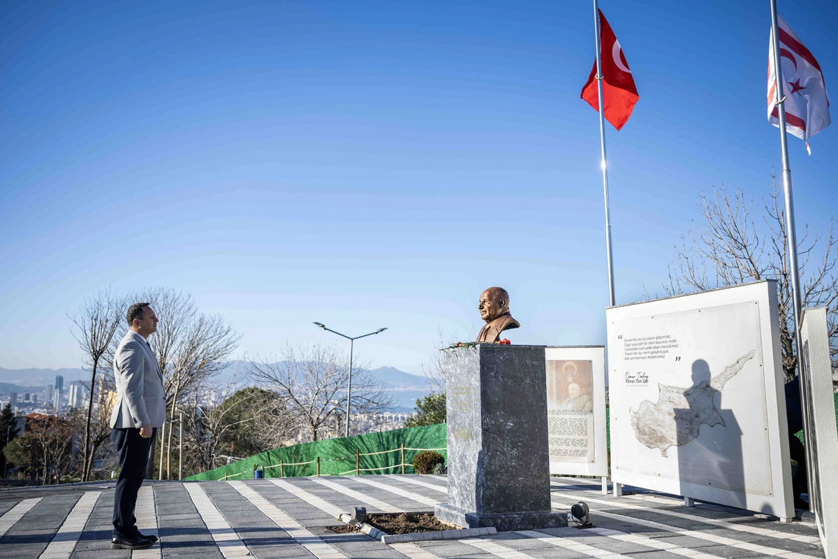 Bornova&rsquo;da Rauf Denktaş 14. Yılında Anıldı