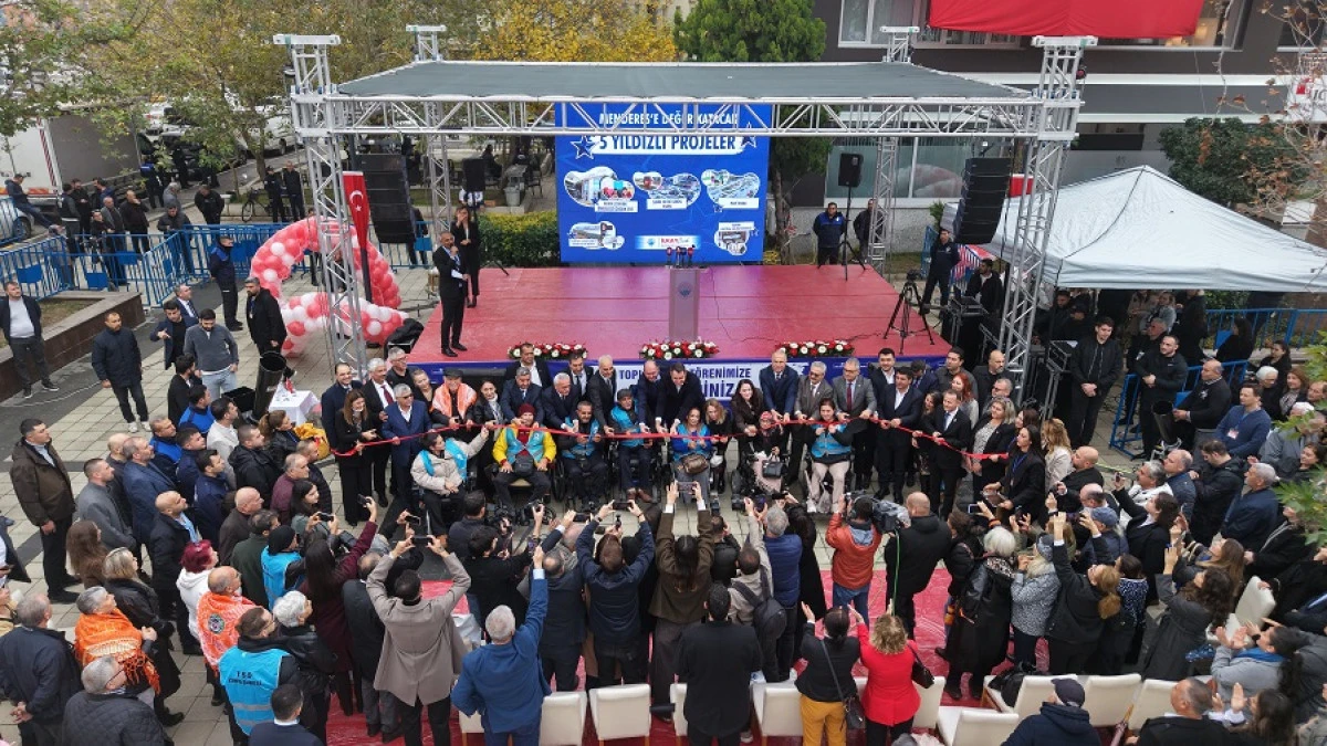 Menderes’te 5 büyük projenin açılışı yapıldı