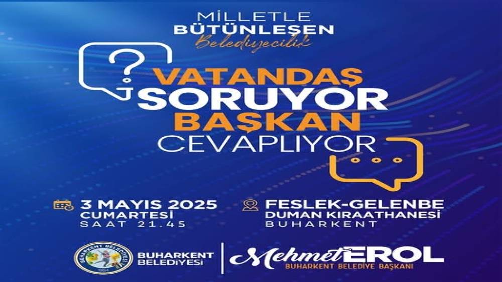 Başkan Erol, Feslek ve Gelenbe Mahalle sakinleri ile bir araya gelecek
