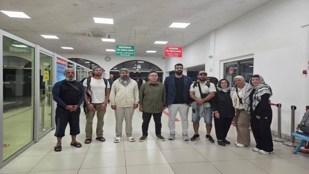 Fırtına Gazze yolcularını Marmaris’e getirdi
