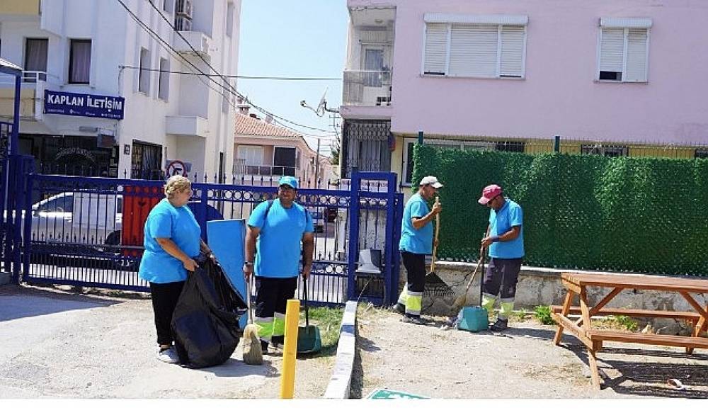Çeşme’de 27 Okul Yeni Eğitim Yılı Öncesi Temizlendi