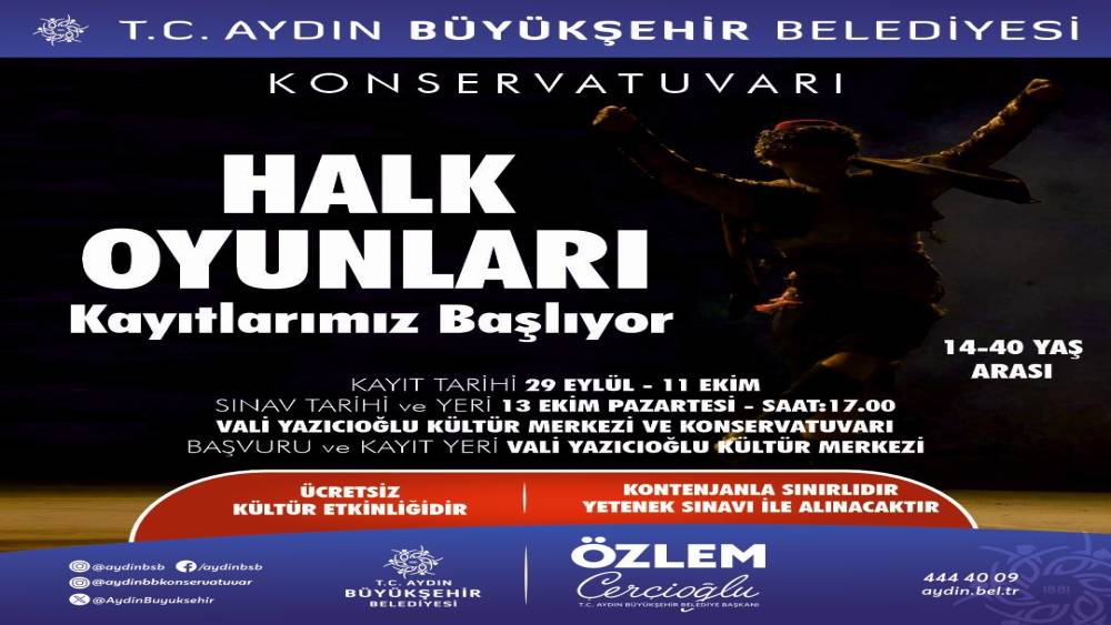 Konservatuvar Halk Oyunları Eğitimine Başvurular Başladı