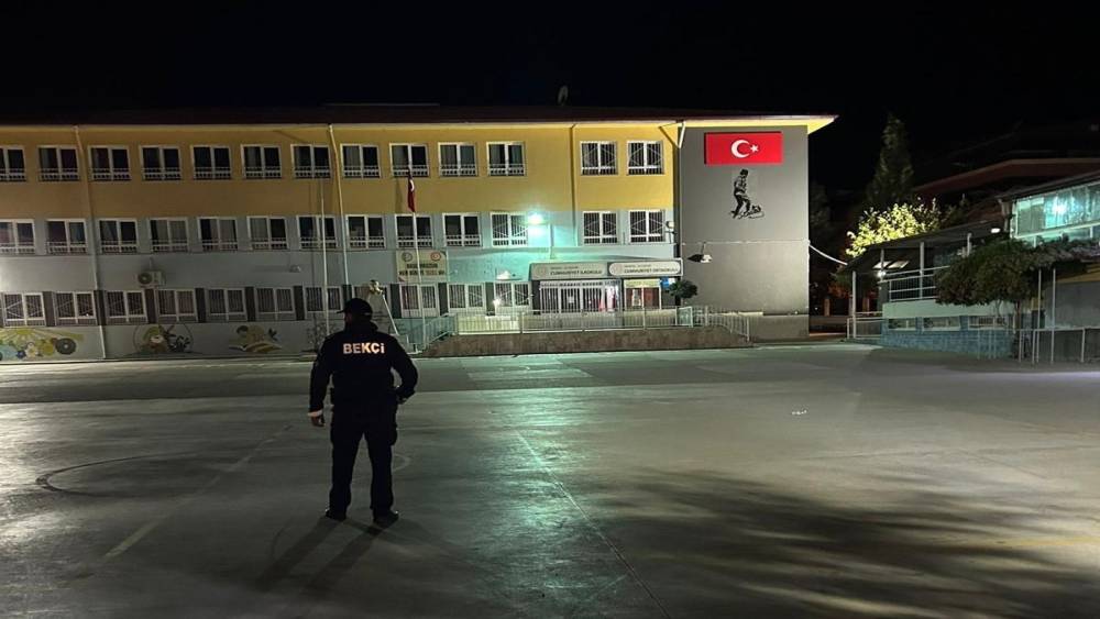Alaşehir’de Bekçilerden Okul ve Mahalle Güvenliği Denetimleri