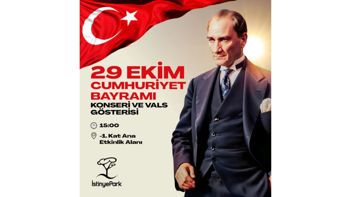 29 Ekim Coşkusu İstinyePark İzmir’de Müziğe ve Dansa Doyacak