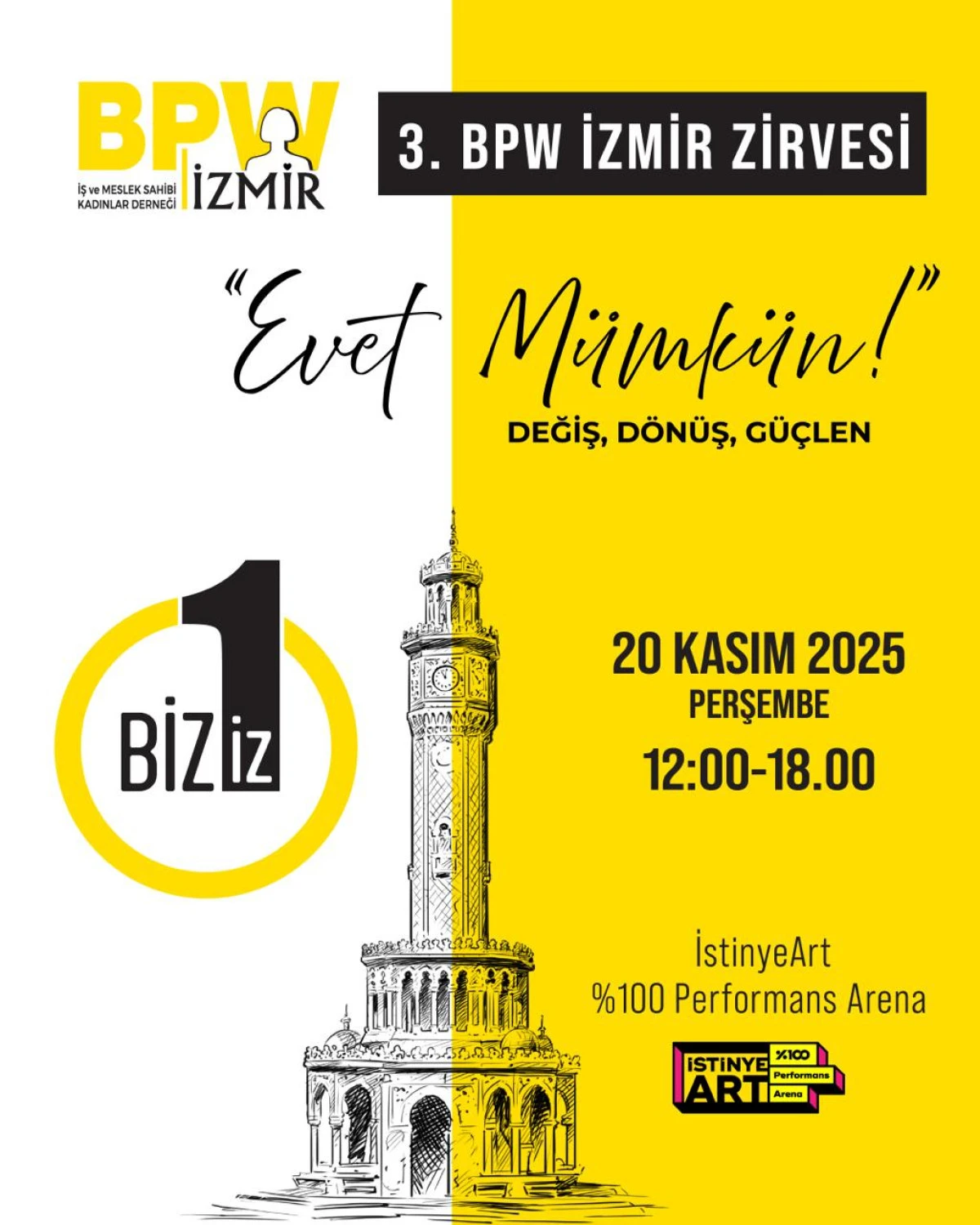 3. BPW İzmir Zirvesi Başlıyor: “Evet Mümkün: Değiş, Dönüş, Güçlen”