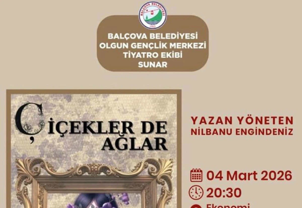 8 Mart etkinliklerinde &Ccedil;i&ccedil;ekler de Ağlar sahnede