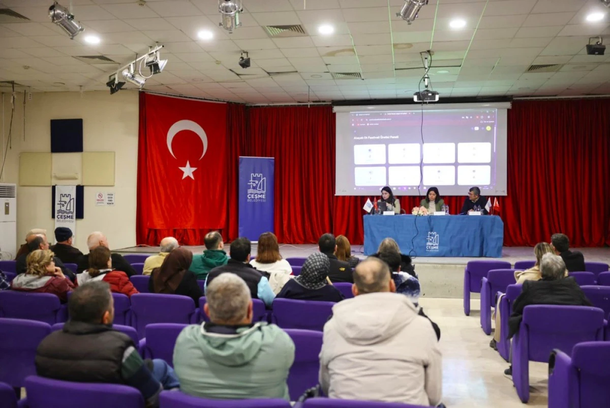 Ala&ccedil;atı Ot Festivali otları yıl boyu dijital tezgahta