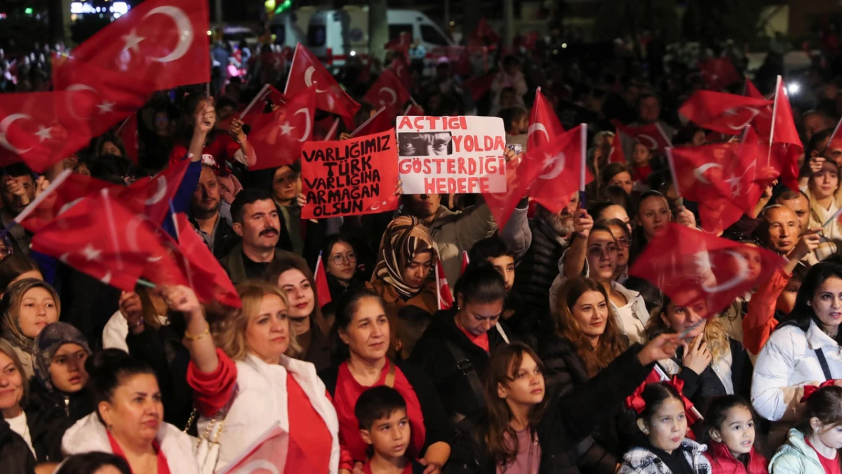 Aliağa’da 102’nci yıl Cumhuriyet Sevinci