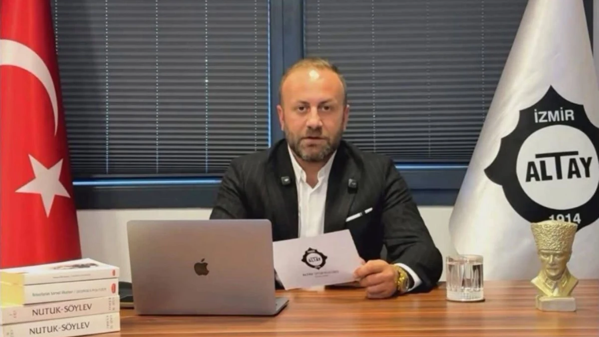 Altay Başkanı Sinan Kanlı görevinden ayrıldı