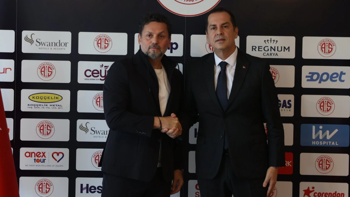 Erol Bulut, Antalyaspor’un Yeni Teknik Direktörü Oldu