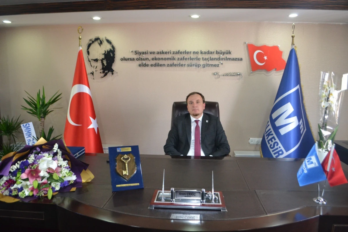 Balıkesir Serbest Muhasebeci Mali Müşavirler Odası Başkanı Eren Çekiç“30 büyükşehirde esnaf gerçek usule geçiyor” 