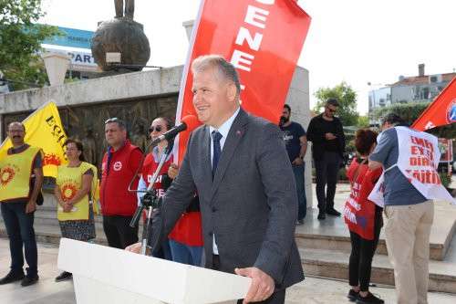 Başkan Balkan: Her zaman işçiden ve emekten yana olacağız