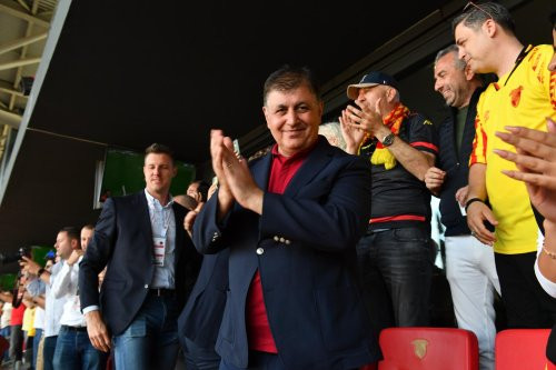 Başkan Göztepe'nin Süper Lig heyecanına ortak oldu