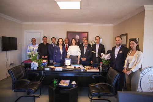 Başkan Lal Denizli, Tebrik Ziyaretlerini Kabul Ediyor