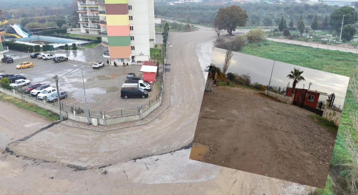 Başkan Tetiğin talimatı ile 10 yıldır yapamayan yol bitirilmek &uuml;zere