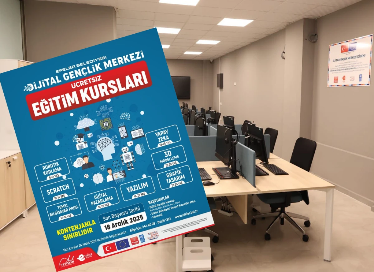 Başkan yetişkinden gençlere dijital eğitim fırsatı
