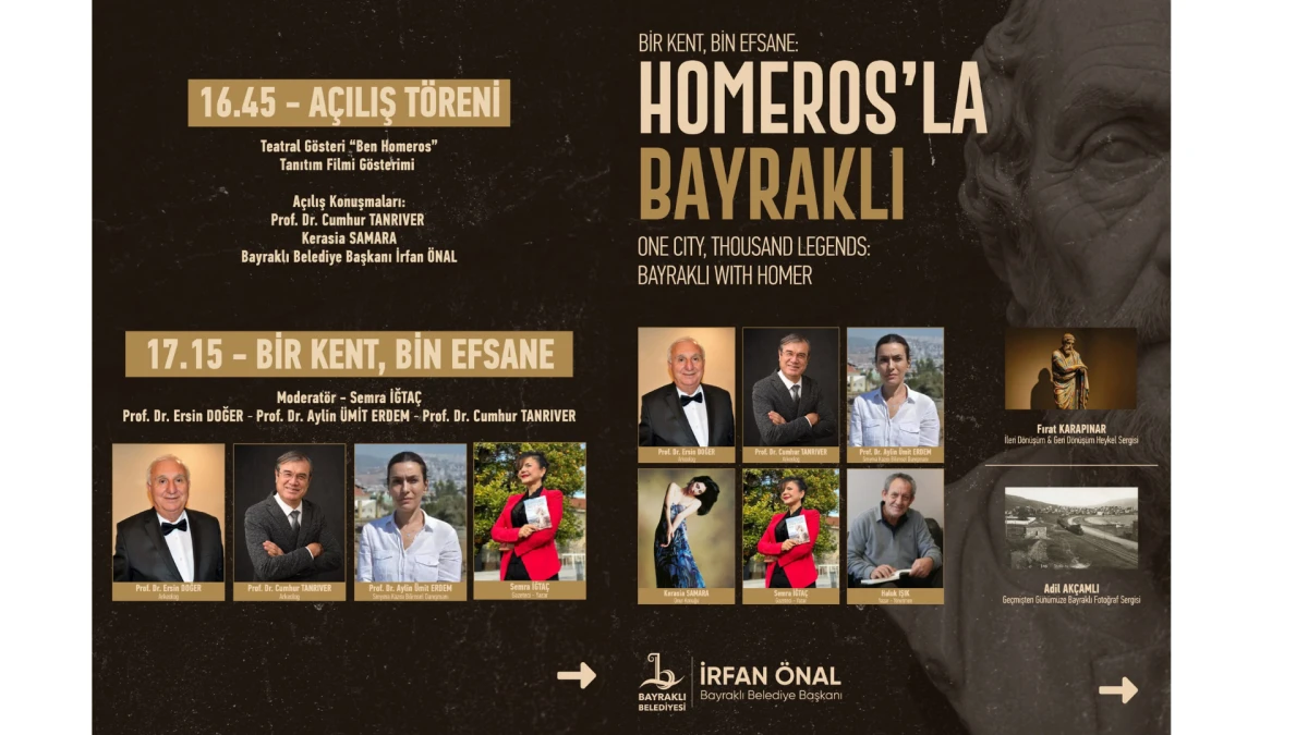 Bayraklı’da Homeros Sanat ve Edebiyat Festivali başlıyor
