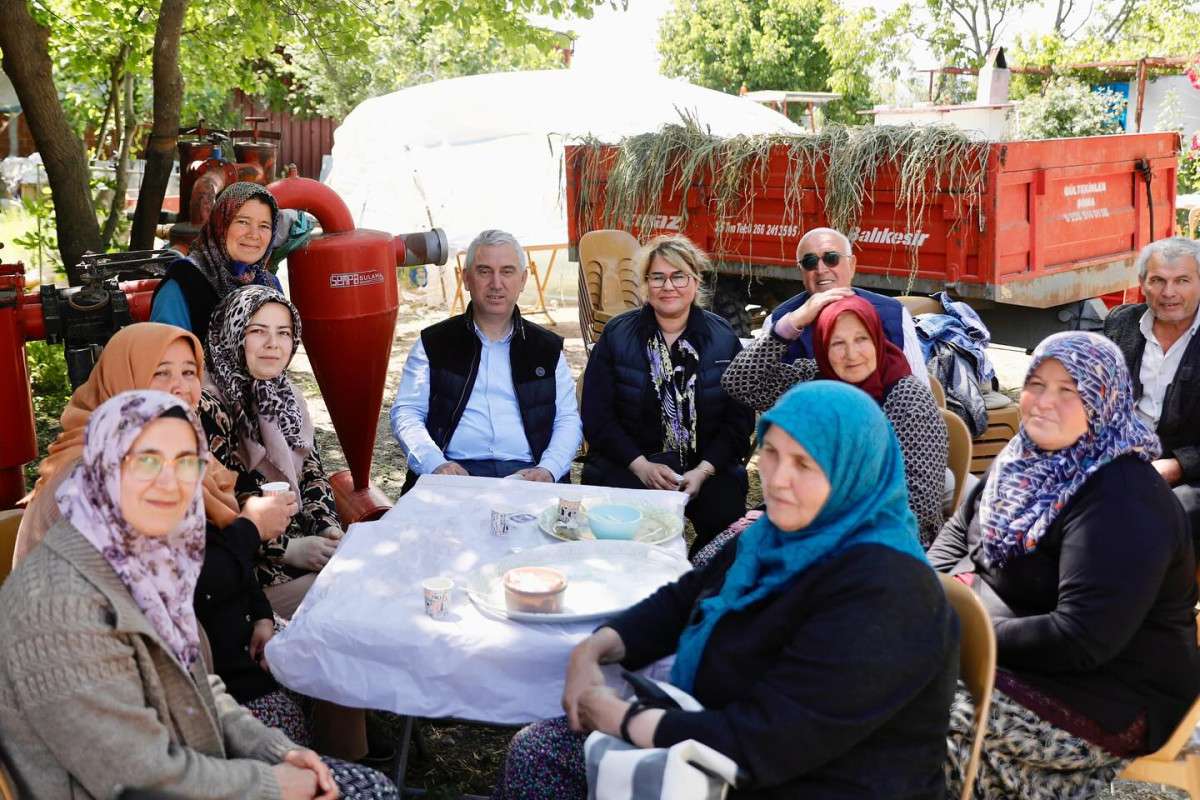 Bergama Belediye Başkanı Tanju Çelik, Köy Hayırlarına Katıldı