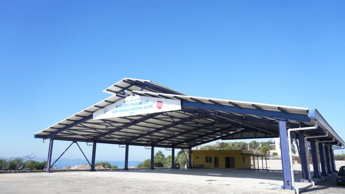 Boğaziçi Mahallesi Çok Amaçlı Sosyal Alan ve Pazar Yeri açılışa hazır