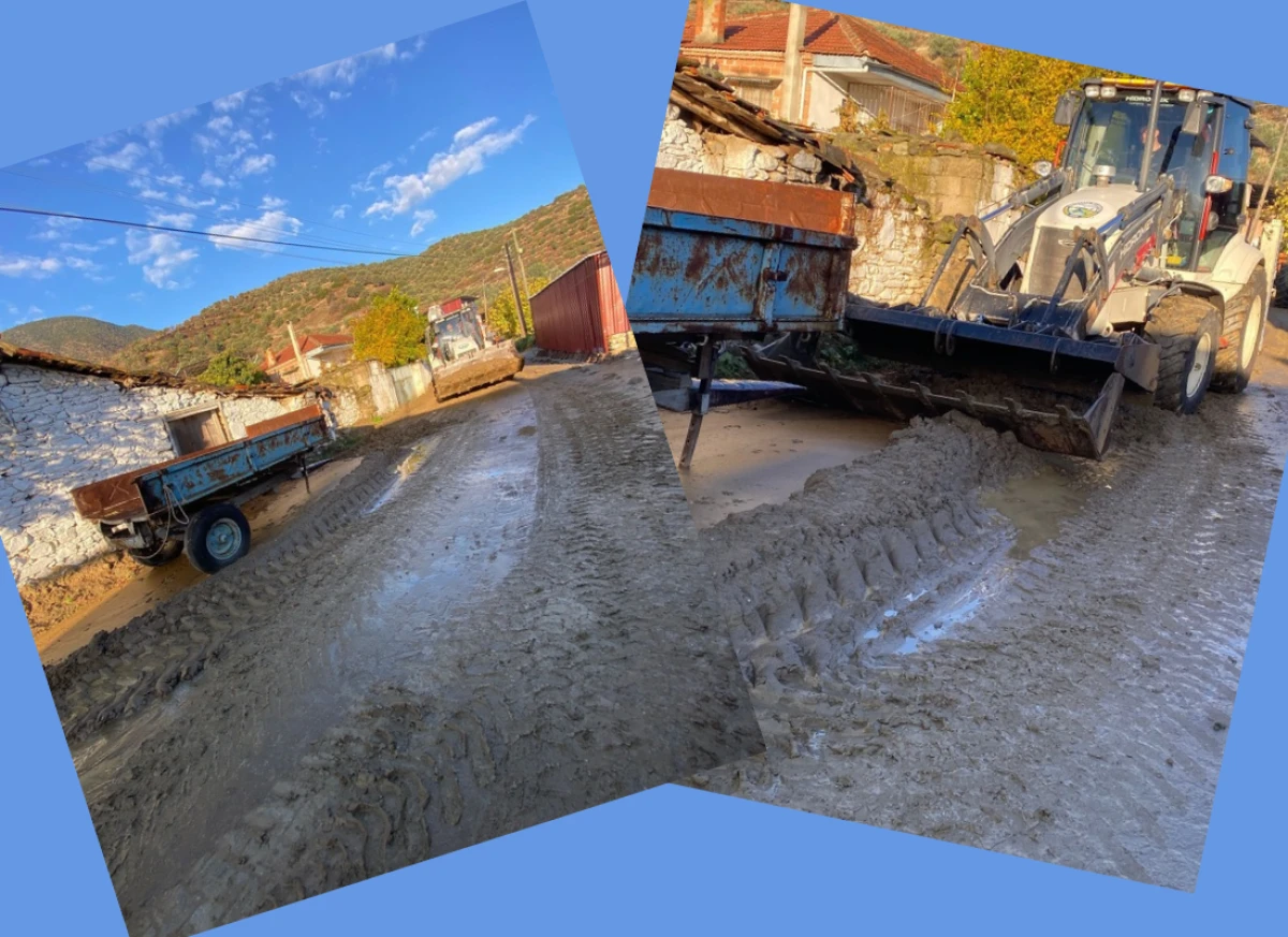 Bozdoğan Belediyesi'nden yağmur sonrası ilk müdahale