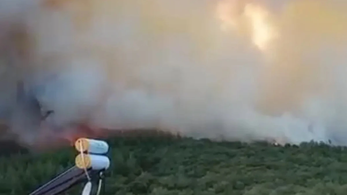 Bursa’da Orman Yangını Mahalleye Ulaştı