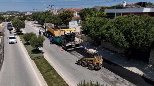 Büyükşehir'den asfalt atağı: Üç ilçede 14 km yol asfaltlanıyor
