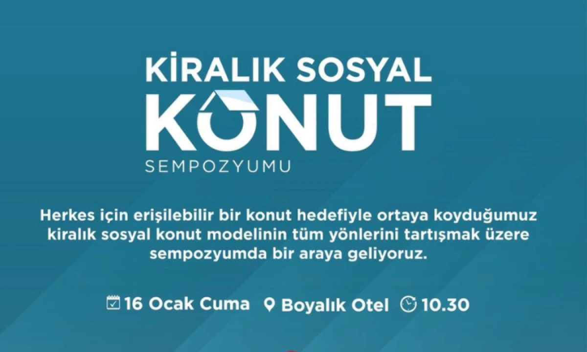 &Ccedil;eşme Belediyesi&rsquo;nden konut krizine sempozyum