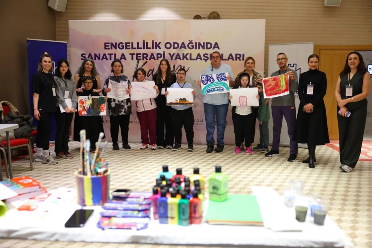 Çeşme’de engellilik odağında sanatla terapi kampı tamamlandı