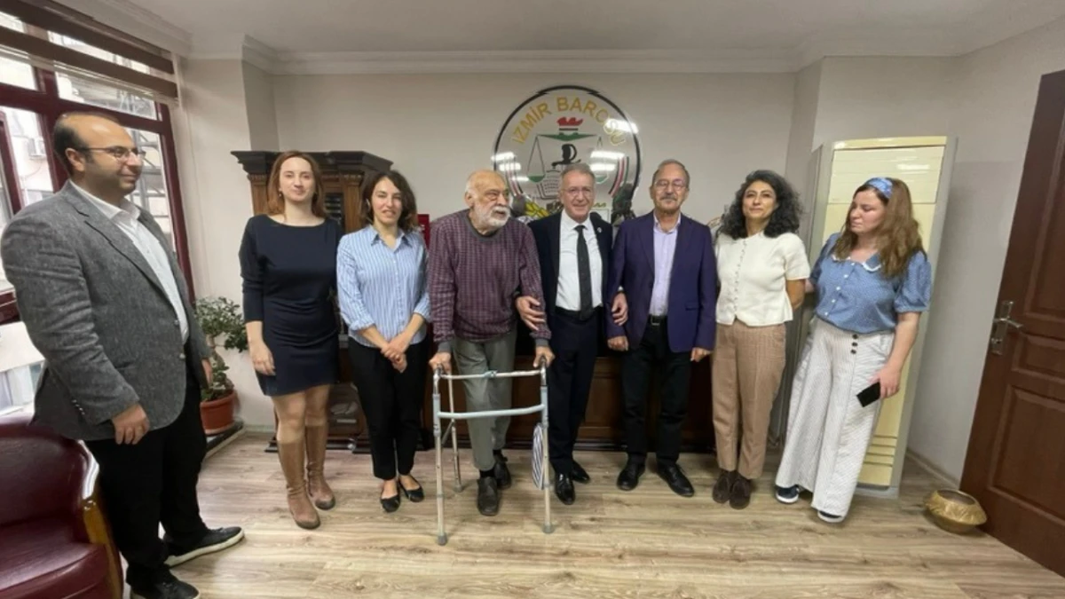 Çevreci Avukat Senih Özay, İzmir Barosu’nu Ziyaret Etti