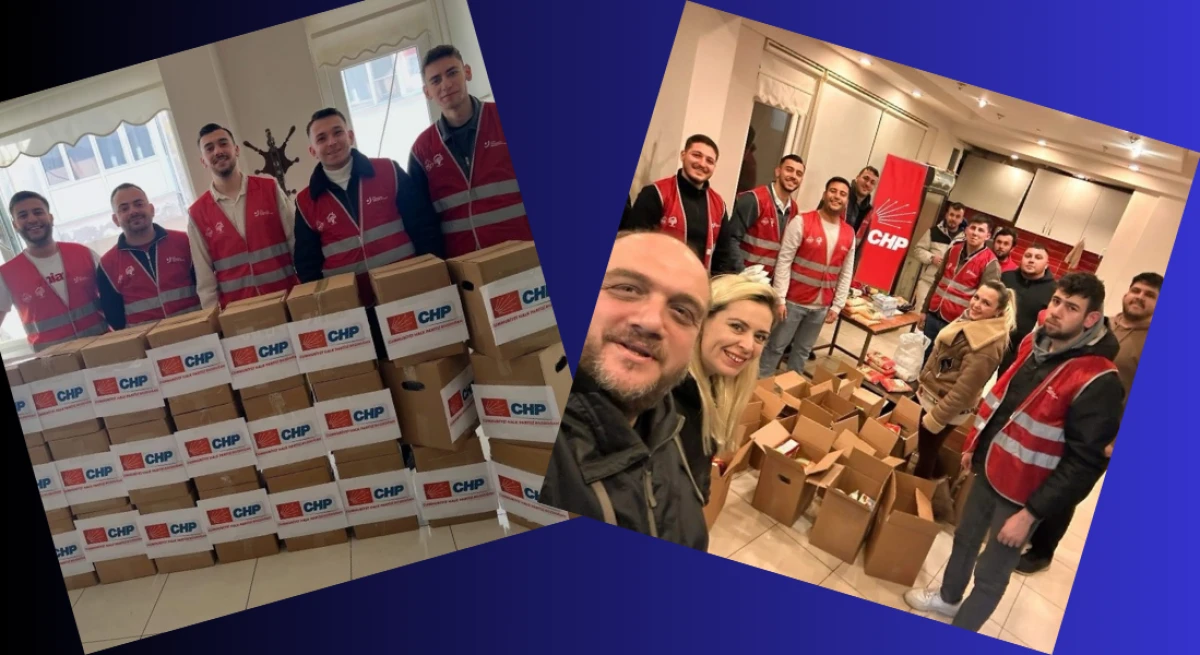  CHP Bozdoğan gen&ccedil;lik kollarında Ramazan Dayanışması