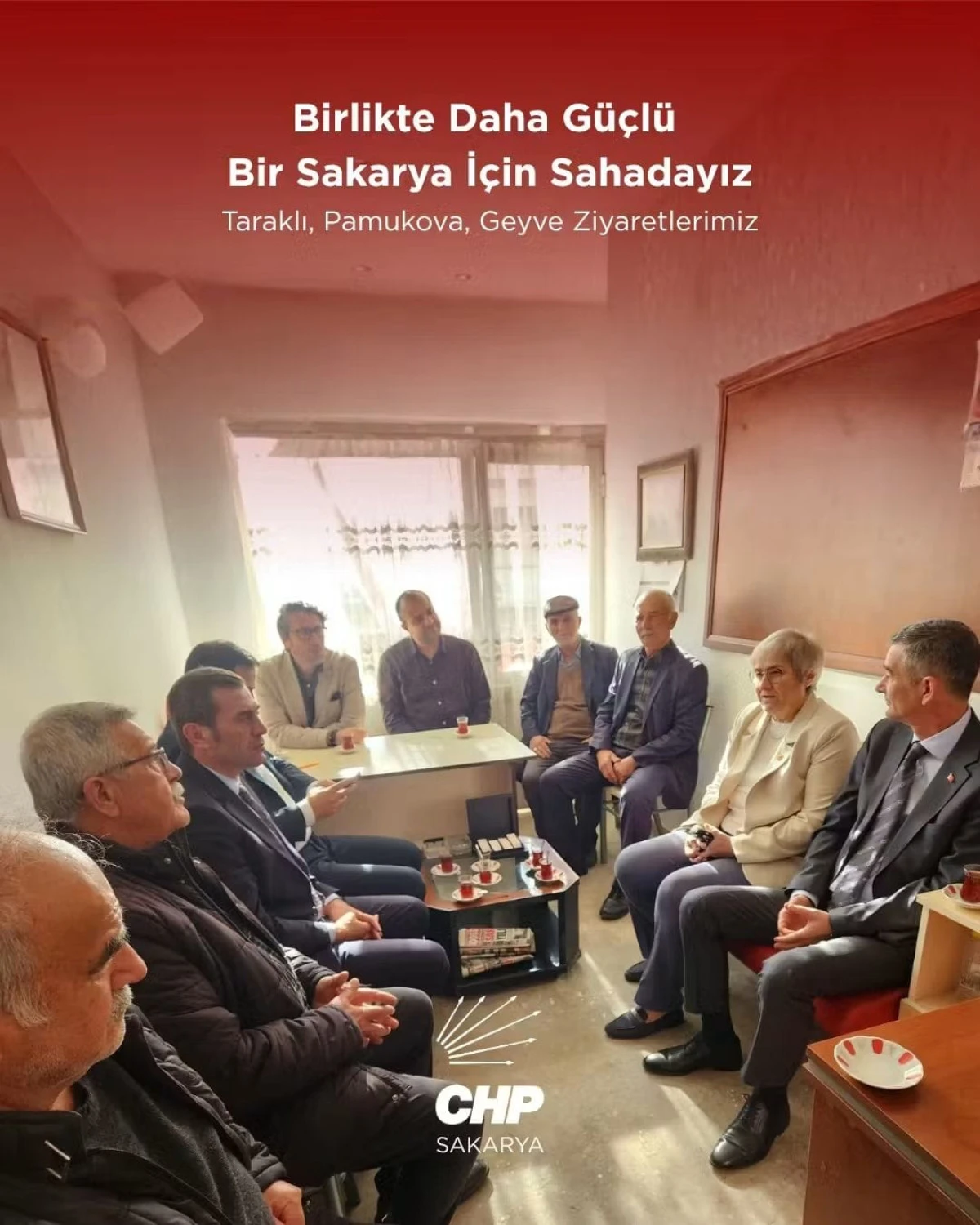 CHP Sakarya İl Başkanı Curoğlu “Sakarya'nın Her İlçesinde Örgütlü Gücümüzü Büyütüyoruz”