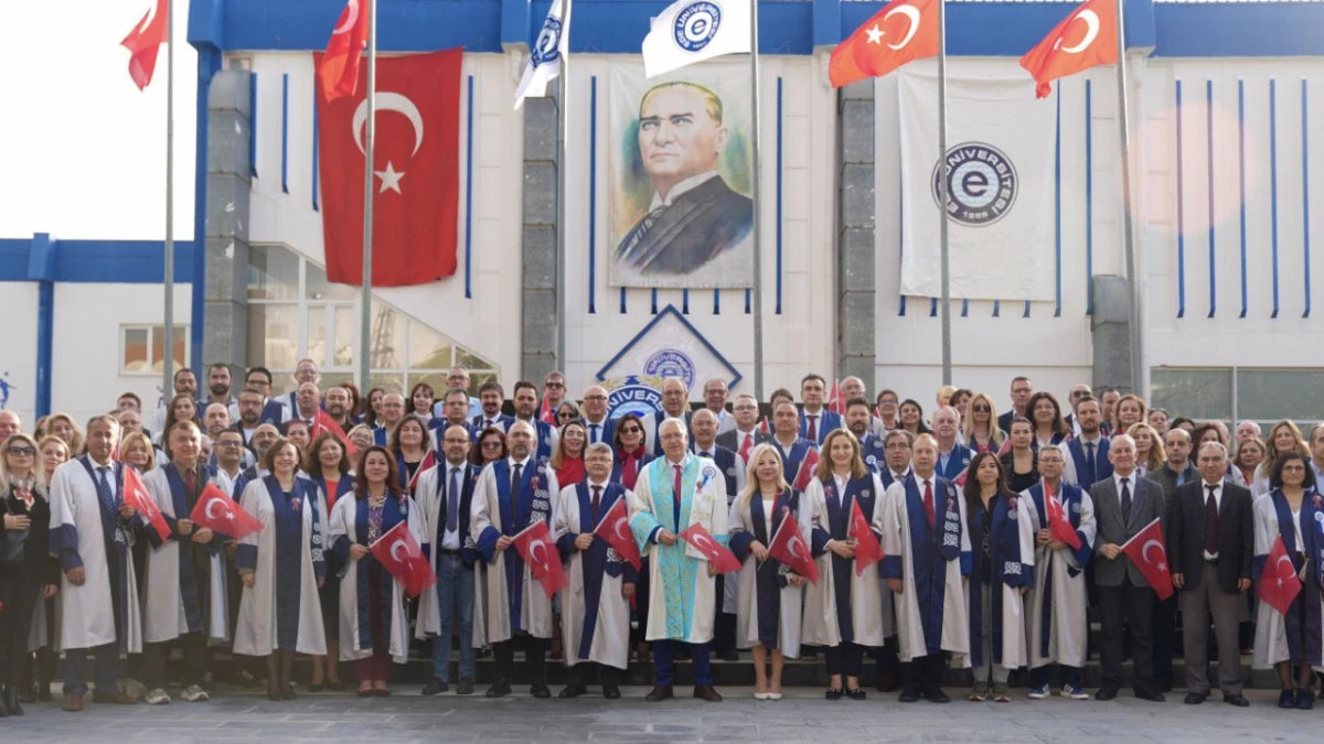 Ege Üniversitesi’nde 29 Ekim Cumhuriyet Töreni