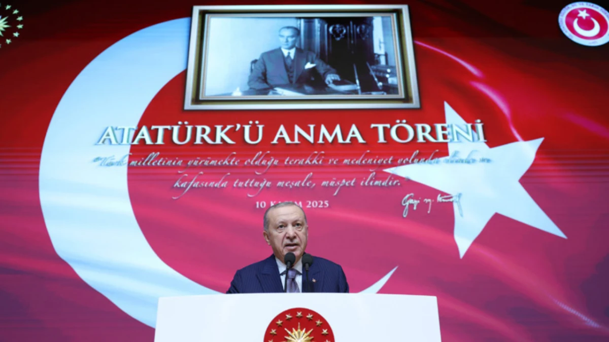 Erdoğan’dan Atatürk’ü anma konuşması