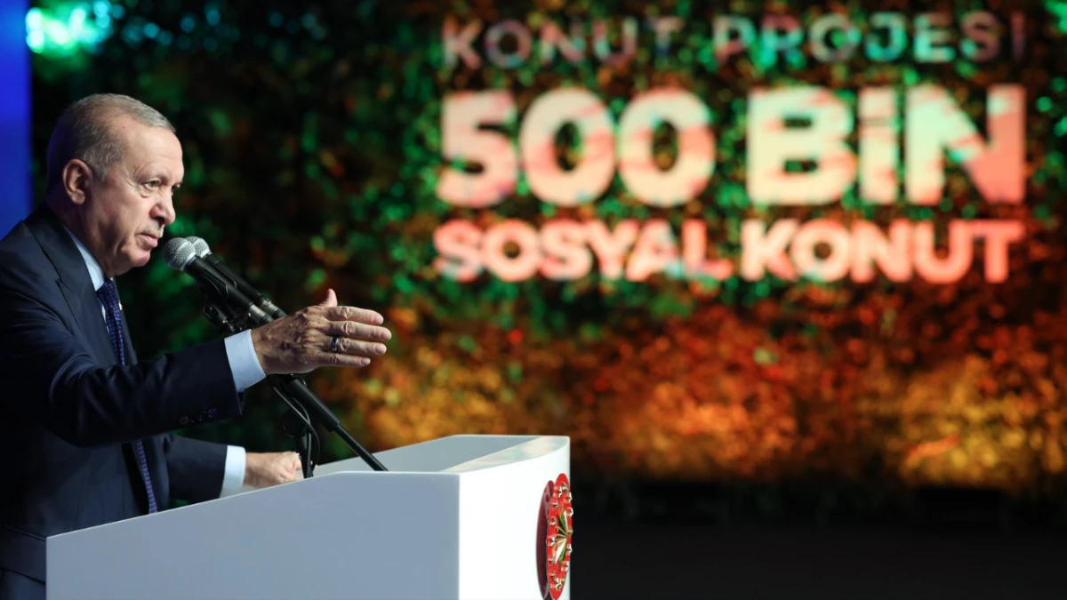 Erdoğan’dan Büyük Müjde: 500 Bin Konut İnşa Edilecek