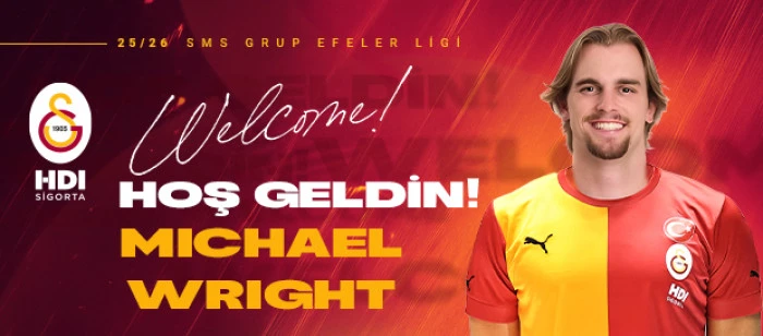 Galatasaray HDI Sigorta, Michael Wright’ı Kadrosuna Kattı