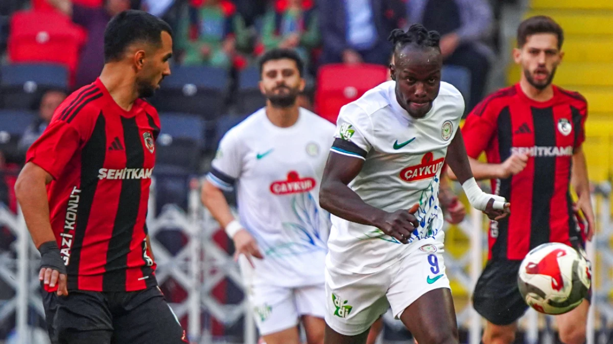 Gaziantep FK ve Çaykur Rizespor puanları paylaştı