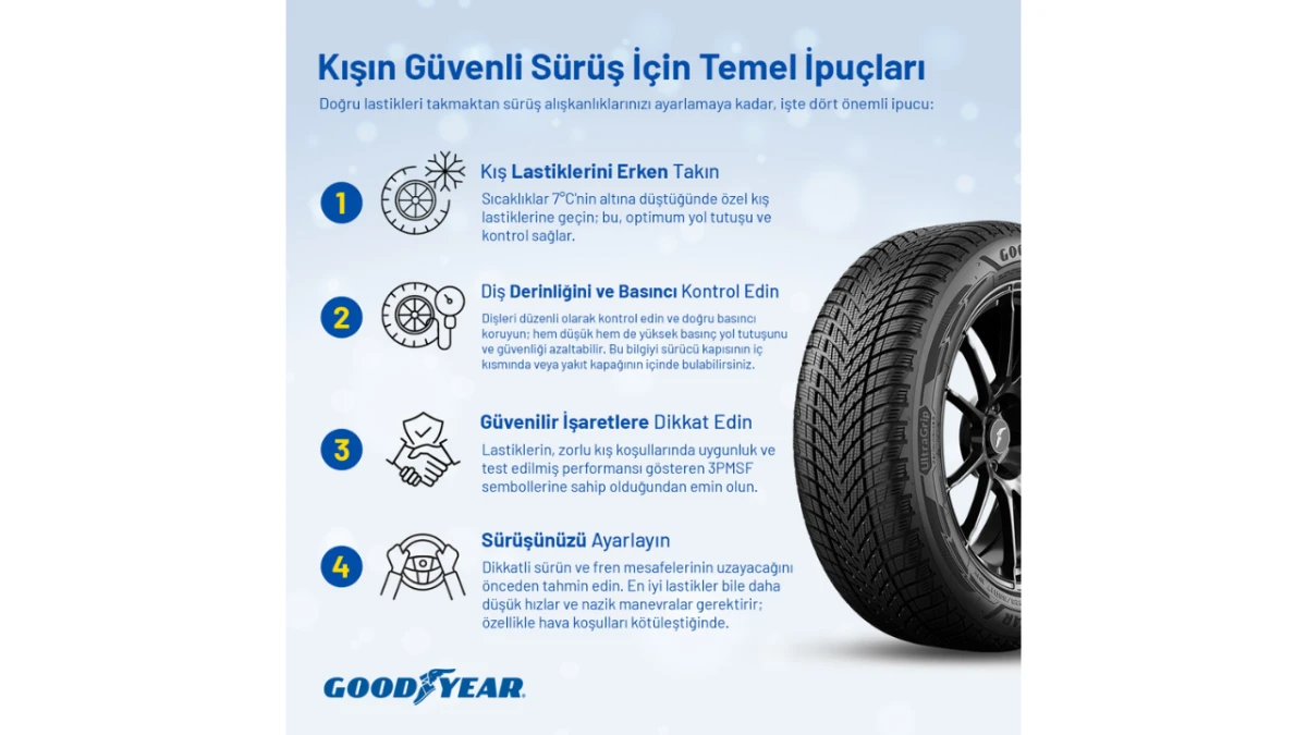 Goodyear’dan kış sürüşüne özel öneriler