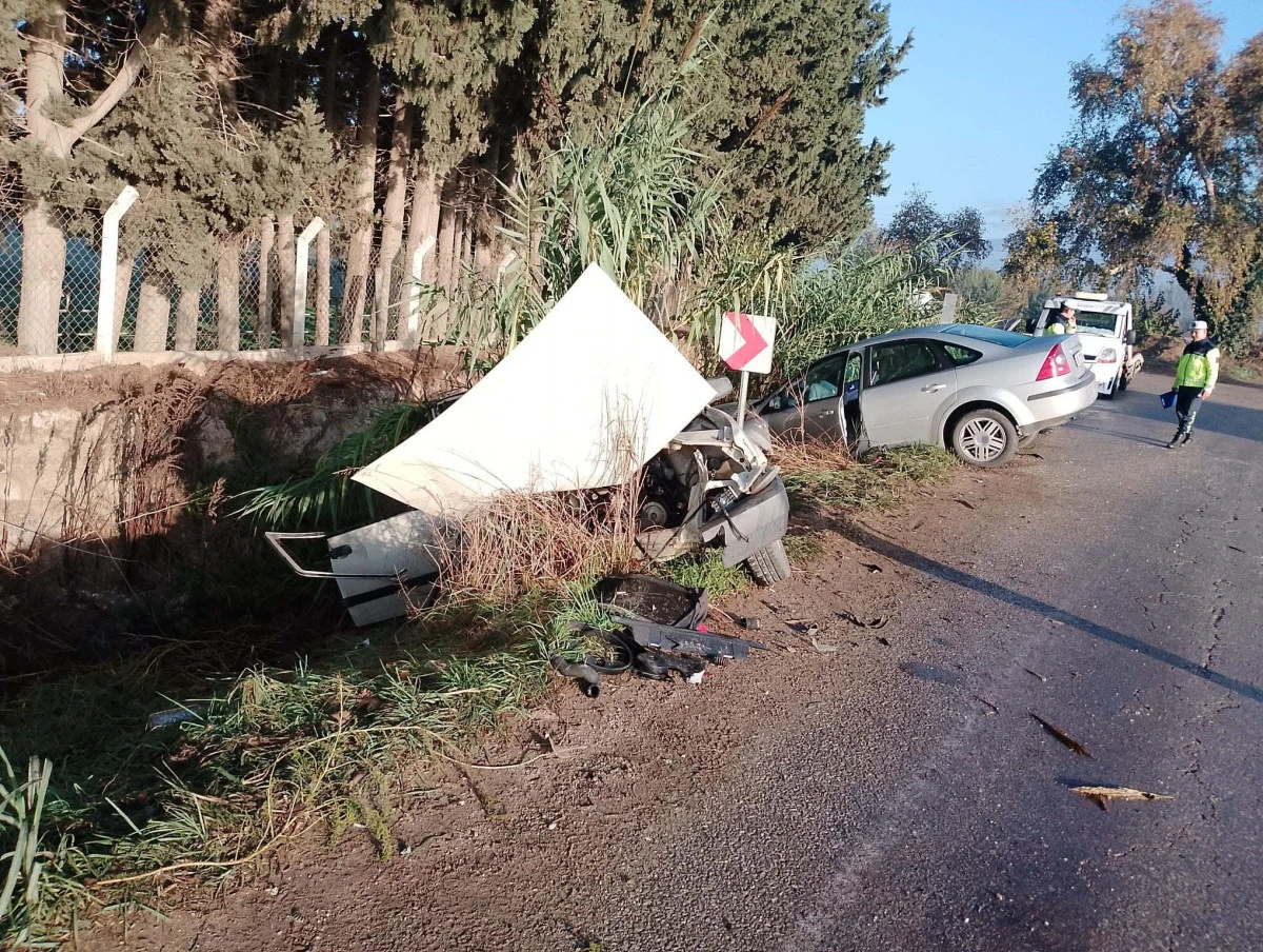 Hatalı sollama Ödemiş’te kazaya neden oldu