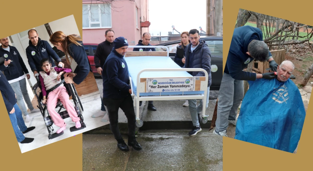 Hayırsevenlerin yardımı ile bozdoğan'da sosyal dayanışma g&uuml;&ccedil;leniyor