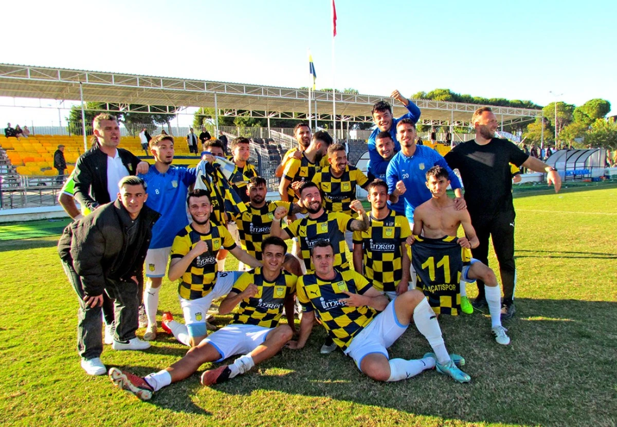 İmren Alaçatıspor, 90. dakikada 3 puanı aldı