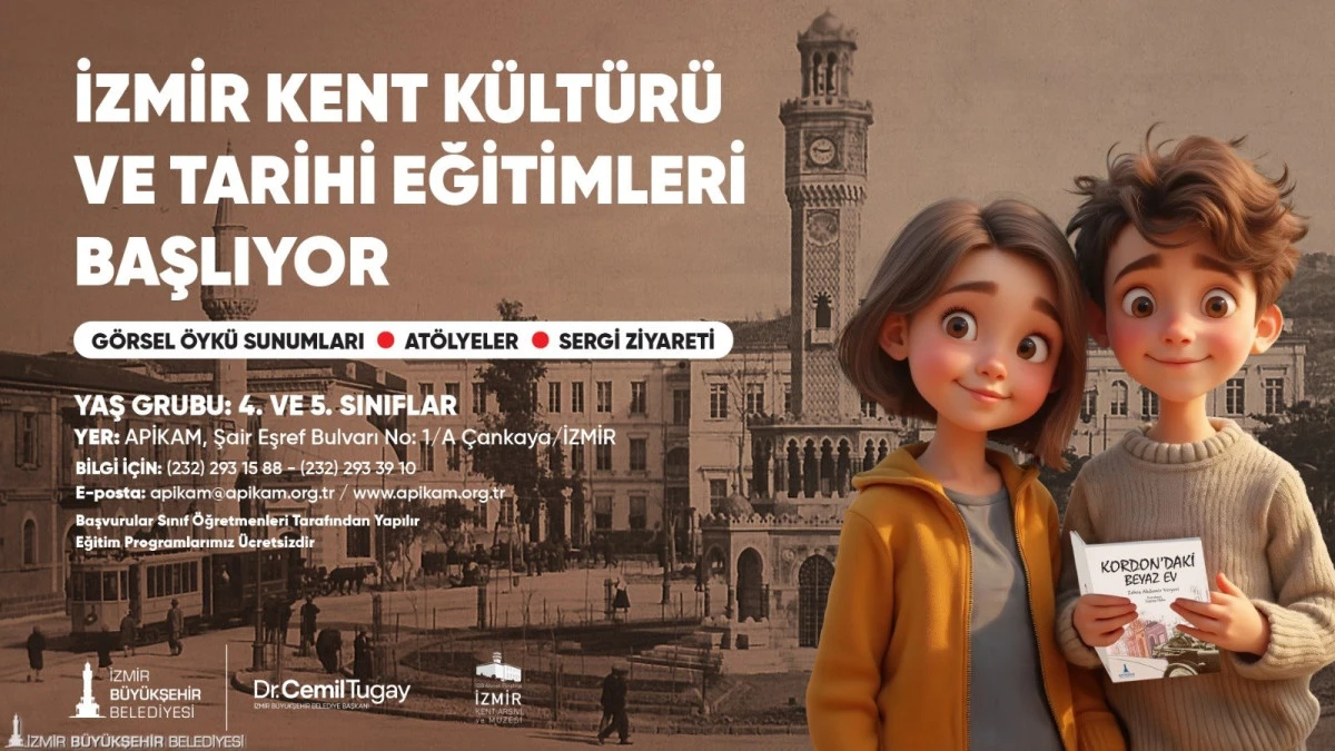 İzmir Büyükşehir’den çocuklara kültür ve tarih eğitimi