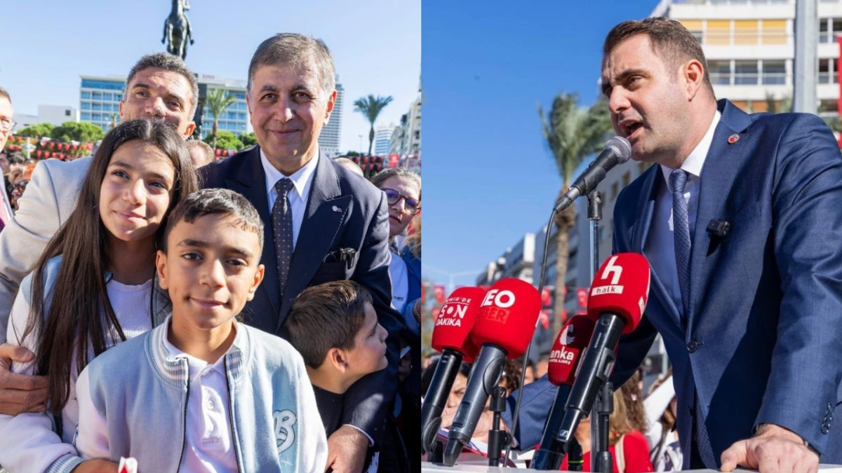 İzmir Cumhuriyet Meydanı’nda CHP Coşkusu