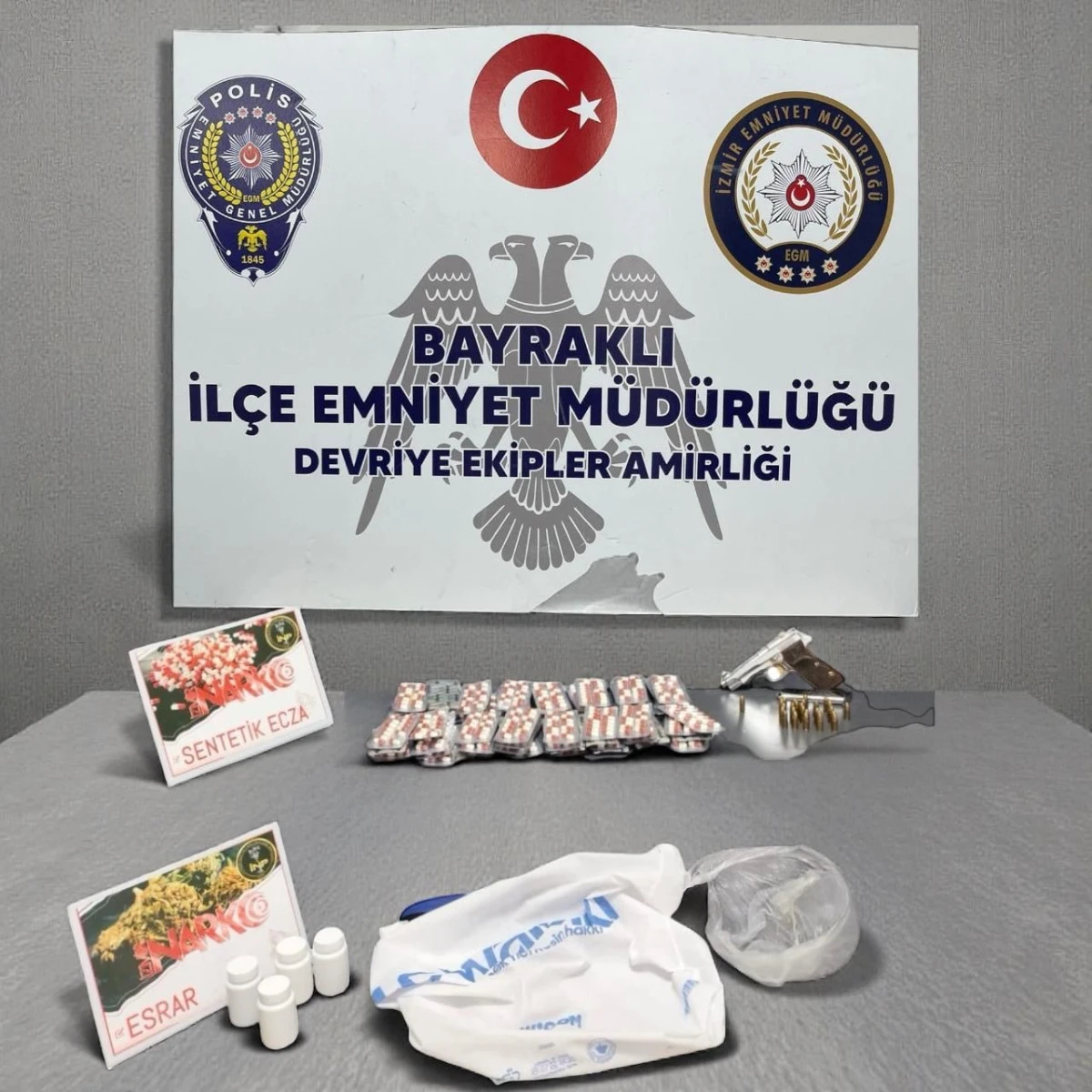 İzmir’de çamaşır makinesinden yasaklı madde çıktı