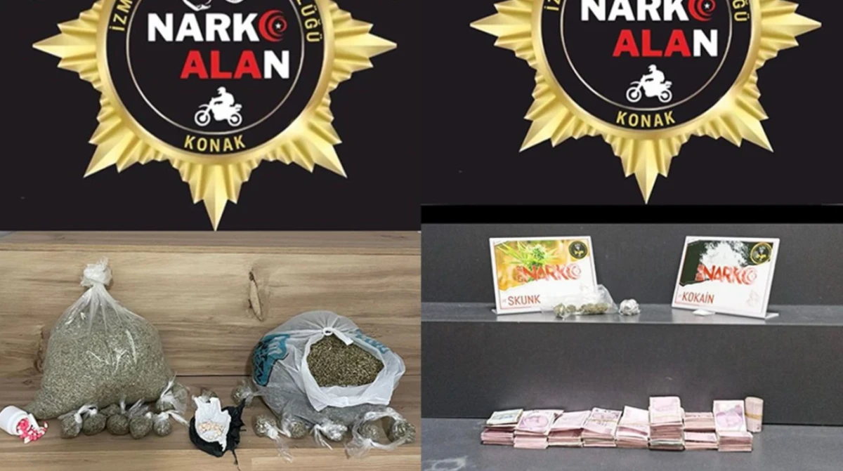 İzmir'de Uyuşturucu Baskını: Zehir Tacirlerine Geçit Yok