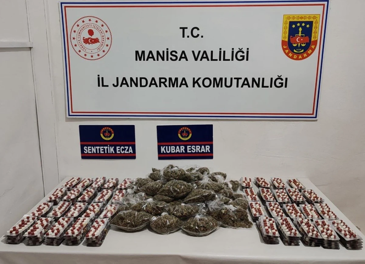 Jandarma ekiplerinden Manisa’da narkotik operasyonu