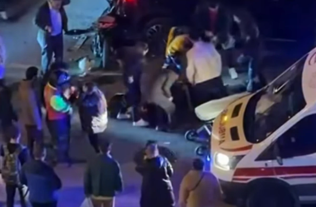 Karşıyaka Yeni Girne&rsquo;de motosiklet kazası: 1 yaralı