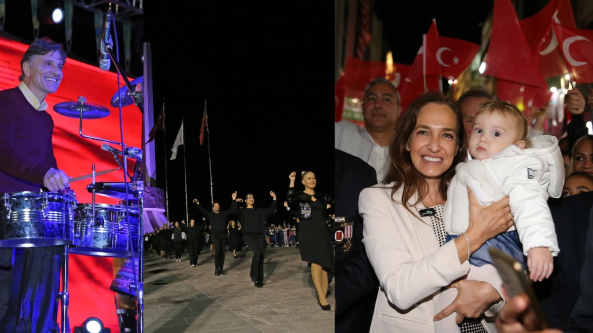 Karşıyaka’da Ay-Yıldız ve Atatürk Silüeti Heyecanı